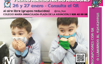 JORNADA DE PUERTAS ABIERTAS 26 Y 27 DE ENERO, 2 y 9 DE FEBRERO.