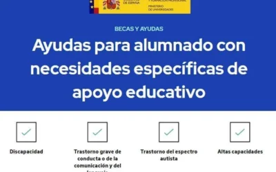 AYUDAS PARA ALUMNADO CON NECESIDADES ESPECÍFICAS DE APOYO EDUCATIVO